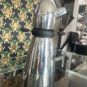 Michael Graves Silver Soda Siphon